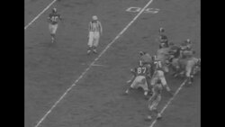 Los Angeles Rams defeat Baltimore Colts in National Football League game in Los Angeles Coliseum in Los Angeles News Clip