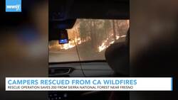 More than 200 People Rescued from California Fire News Clip