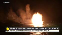 ‘Captured and Destroyed’: US Coast Guard Burns 13,000 Pounds of Cocaine from Drug Boat News Clip