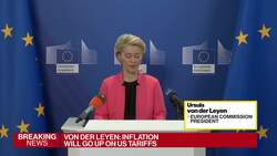 EU's Von der Leyen Vows Retaliation to Trump Tariffs News Clip