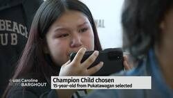 Kidney transplant recipient from northern Manitoba named hospital's Champion Child News Clip