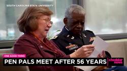 One Good Thing: Pen Pals Meet After 56 Years News Clip
