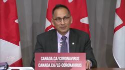 Public Health official Howard Njoo is asked how the Blue Jays could play regular season home games in Toronto News Clip