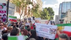 CLEAN : Protest outside Iranian consulate in Istanbul News Clip