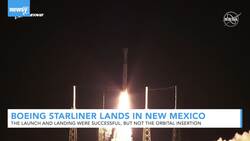 Boeing Starliner Lands In New Mexico After Inaugural Orbit News Clip