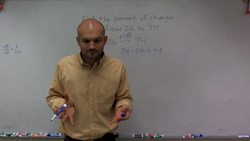 Percent of change Instructional Video