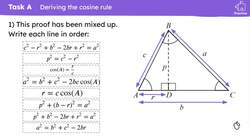 The cosine rule Instructional Video