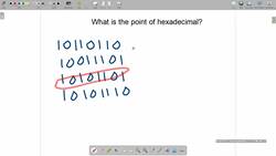 Understanding the Benefits of Hexadecimal Numbers Instructional Video