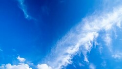 Passing cloud with blue sky in the afternoon Stock Footage