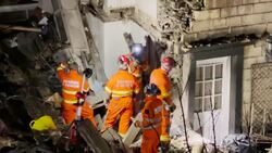 Aftermath of house explosion in Bury News Clip