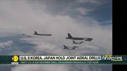 South Korea, Japan, US hold air drill in demonstration of strength against North Korea News Clip