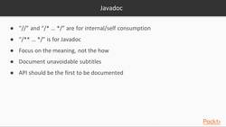 Java 11 Programming for Beginners 3.5: Documentation Using Javadoc Instructional Video