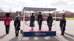 William and Kate visit Mons Barracks in Aldershot during St Patrick's Day celebration News Clip