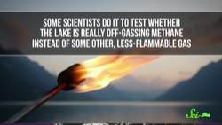 Why Some Frozen Lakes Catch Fire Instructional Video