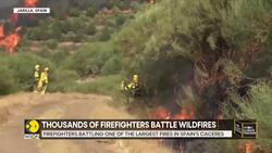 Wildfires Rage In Spain And Portugal As Heatwave Continues News Clip