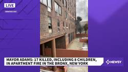 17 Dead, Including 8 Children, In NYC Apartment Fire News Clip