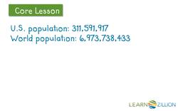 Compare Large Numbers Using Scientific Notation Instructional Video