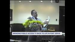 Orange County man brings public access TV back to life in Port Jervis News Clip
