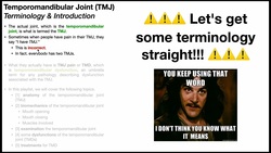 Temporomandibular Joint 😲 Introduction & Basic Terminology Instructional Video