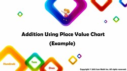 Addition Using Place Value Chart (Example) Instructional Video