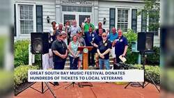 Great South Bay Music Festival founders donate 350 tickets to Long Island veterans' organizations News Clip