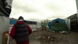 'The Jungle' refugee camp in Calais, France News Clip