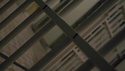 prison, prison cell bars and prison door, escape from prison, bank vault and deposit box Stock Footage