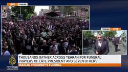 State funeral for Iran's late President Ebrahim Raisi is underway in Tehran News Clip