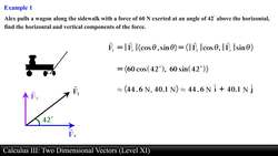 Calculus III: Two Dimensional Vectors (Level 11 of 13) Instructional Video