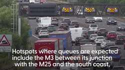 Avoid major roads for six hours on Friday and Saturday, holiday drivers warned News Clip