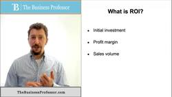 Marketing - What is Return on Investment Instructional Video