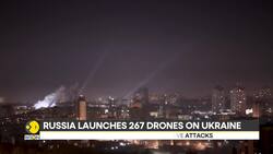 Russia launched 'record' 267 drones on Ukraine overnight News Clip