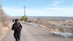 Amir Khan running in Colorado Springs News Clip
