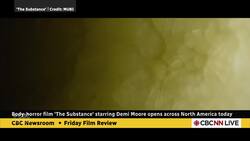 The Substance tackles body image with gory body horror News Clip