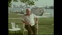 They Made News Prog 3, part 2: interview with Howard Winner, WW2 war correspondent and cameraman Stock Footage