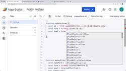 Google Apps Script - Exercise Coding Projects - Create Forms with Google Apps Script Code Instructional Video