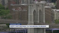 New York City History: The Brooklyn Bridge turns 141-years-old today! News Clip