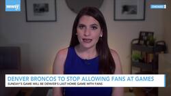 Denver Broncos To Stop Allowing Fans At Games News Clip