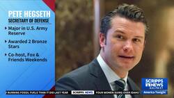 Trump nominates Army Major Pete Hegseth for Secretary of Defense News Clip
