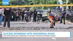 Bombing Kills 2, Injures 20 After Palm Sunday Mass In Indonesia News Clip