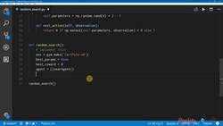 Design a computer system using tree search and reinforcement learning algorithms : Coding up Your First Solution to CartPole-v0 Instructional Video