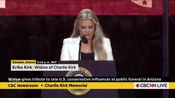 Charlie Kirk's widow, Erika Kirk, says she forgives husband's alleged killer News Clip