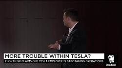 Elon Musk Claims Someone Within Tesla Is Trying to 'Sabotage' the Company News Clip