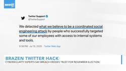 Cybersecurity Experts Say Twitter Hack Erodes Trust Ahead Of Election News Clip