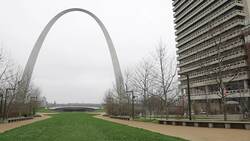 Gateway Arch empty as St. Louis stays at home Instructional Video