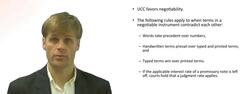 Negotiable Instrument - General Rules of Interpretation Instructional Video