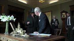 King Charles gets upset over leaky pen News Clip