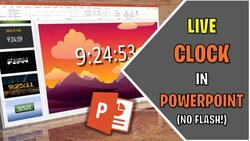 How to Embed a Clock into PowerPoint without Flash Instructional Video