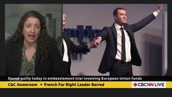 Marine Le Pen banned from running for public office in France for 5 years News Clip