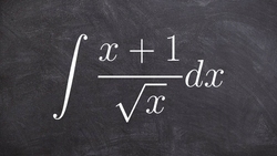 Learn how to integrate a rational expression by simplifying first with rational powers Instructional Video